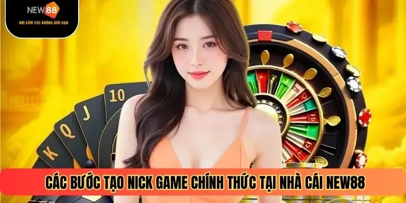 Các bước tạo nick game chính thức tại nhà cái NEW88