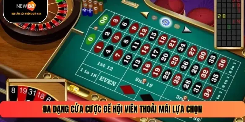 Đa dạng cửa cược để hội viên thoải mái lựa chọn