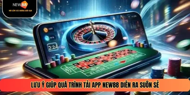 Lưu ý giúp quá trình tải app NEW88 diễn ra suôn sẻ